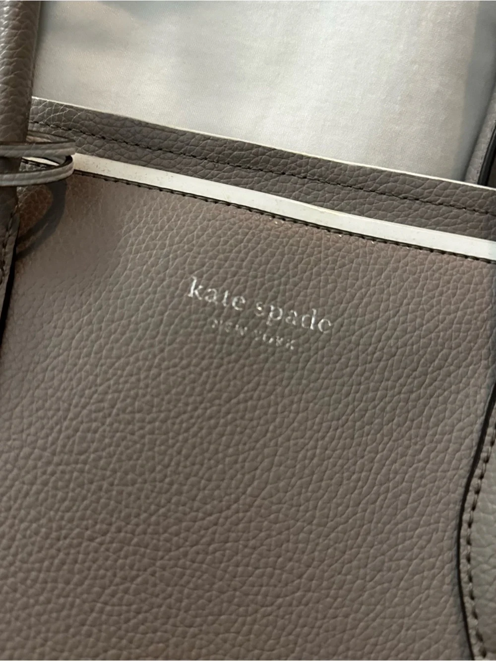 Brown/Gray Kate Spade Bag